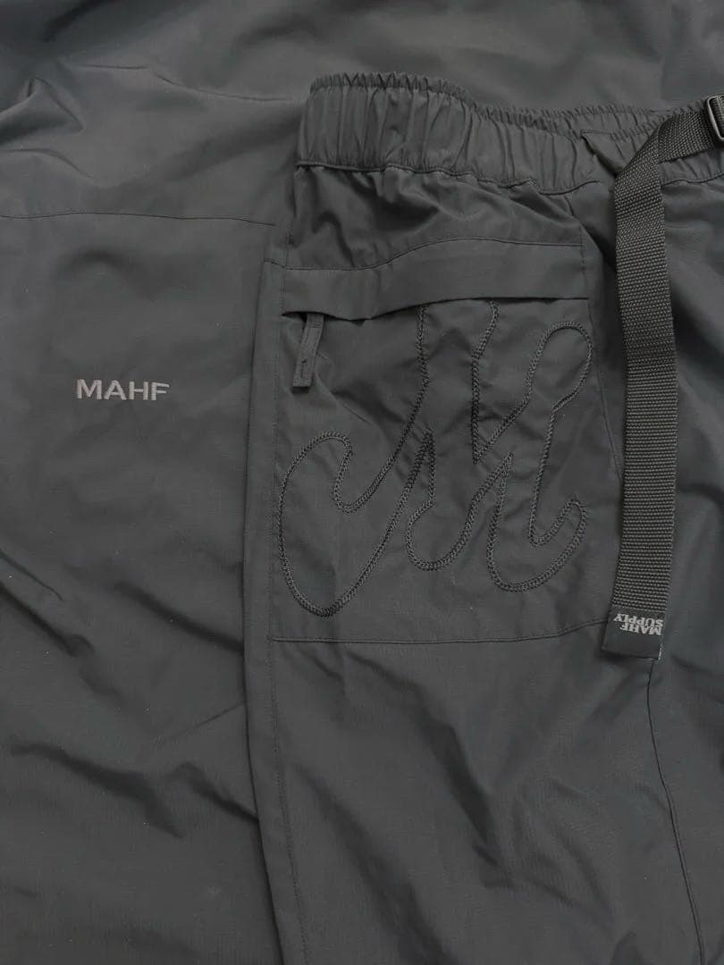 MAHF 23-24 サイドポケットスノーパンツ ブラック XXXL