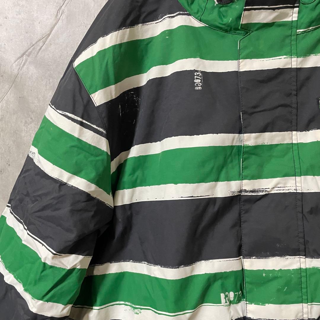 billabongビラボンスキーウェアスノーボードジャケットパーカー緑グリーン黒