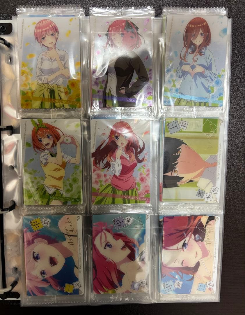 五等分の花嫁ウエハース　過去弾全てフルコンプリート品　未開封品