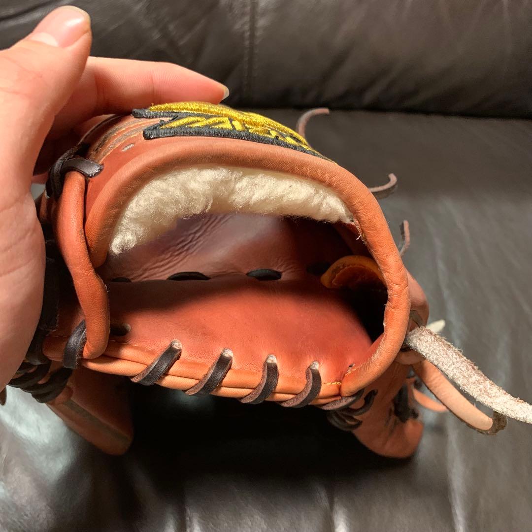 コ*ー様 ミズノプロ　硬式投手用グローブ　ノースヨーロピアンキップレザー