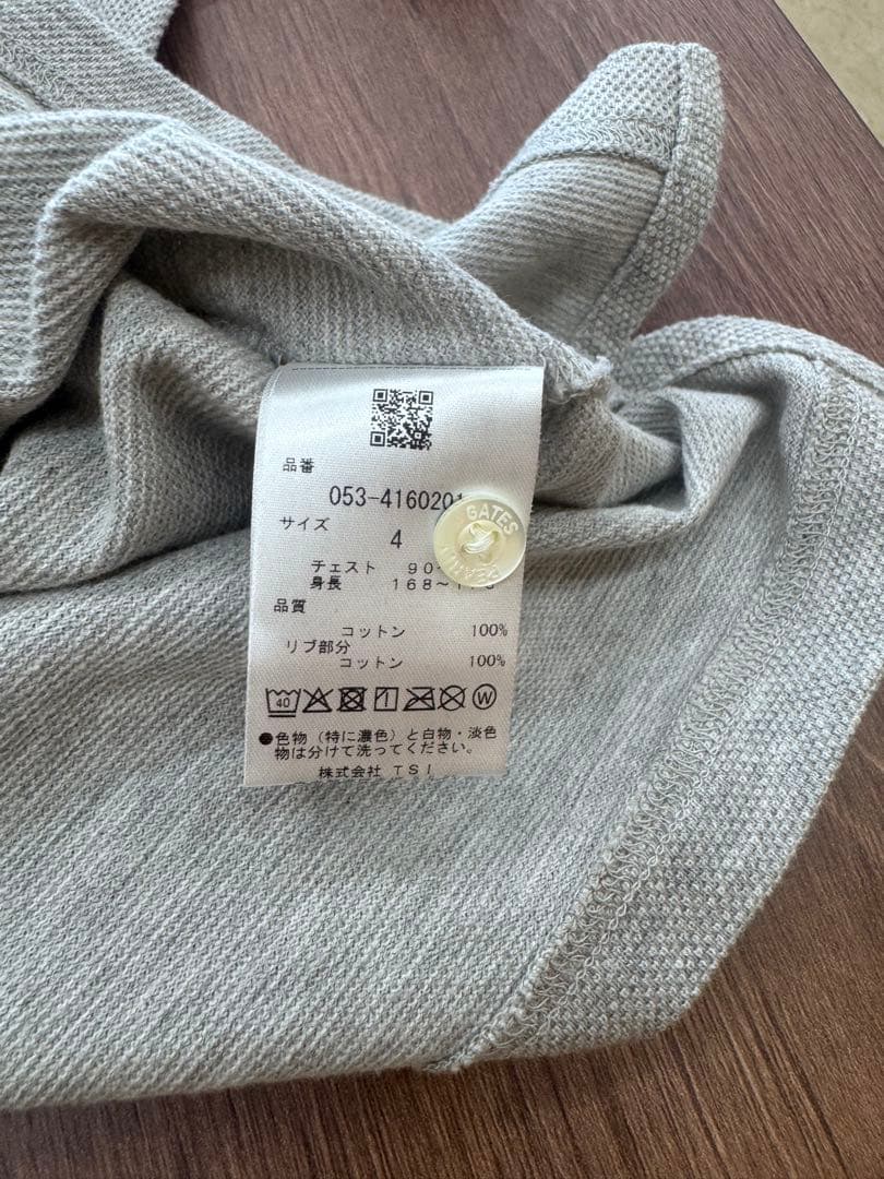 PEARLY GATES ポロシャツ グレー 4【中古】