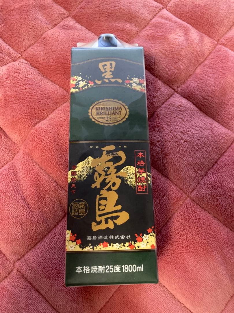 黒霧島 焼酎 1800mlパック 6本入り