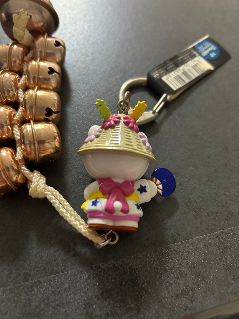 【未使用】【希少】HELLOKITTY 青森限定 ねぶたハネト鈴付き ピンク