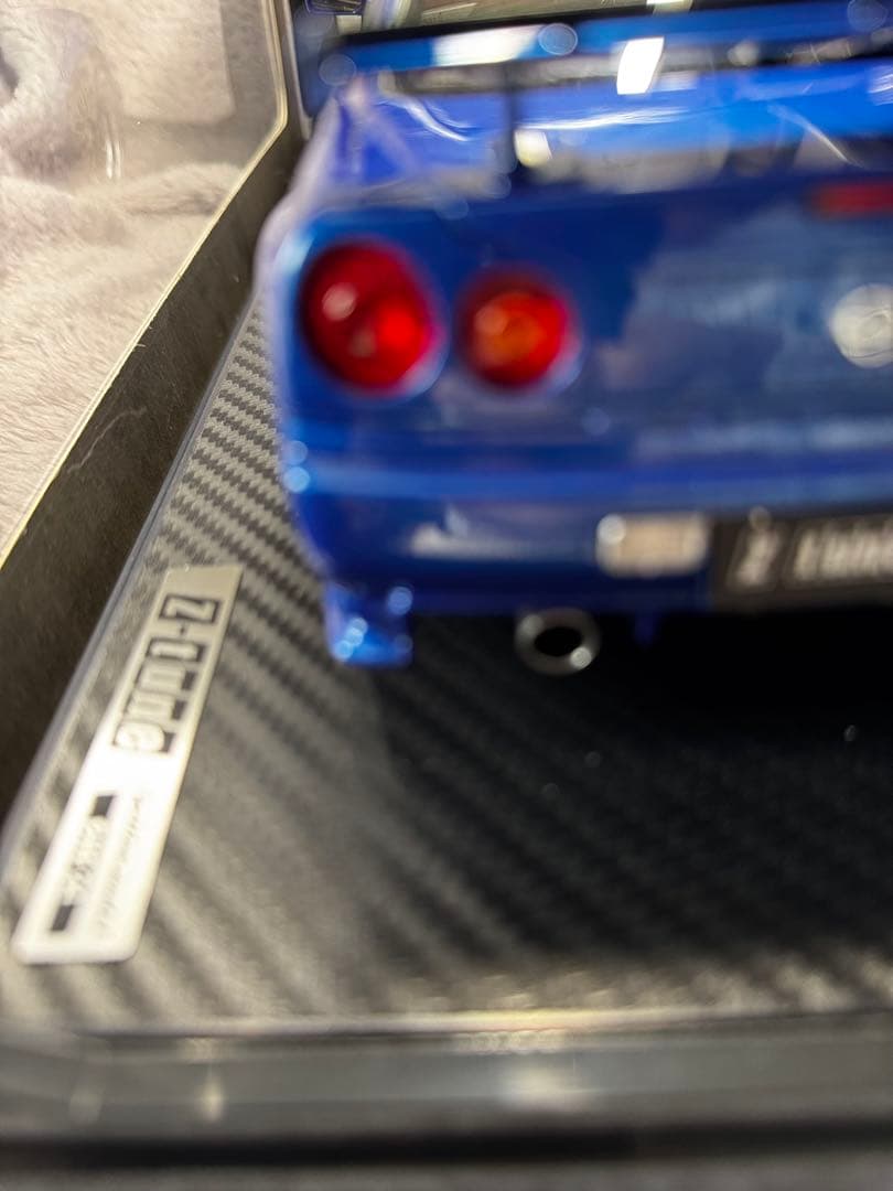 IG0017 ニスモ R34 GT-R Zチューン ベイサイドブルー 限定140