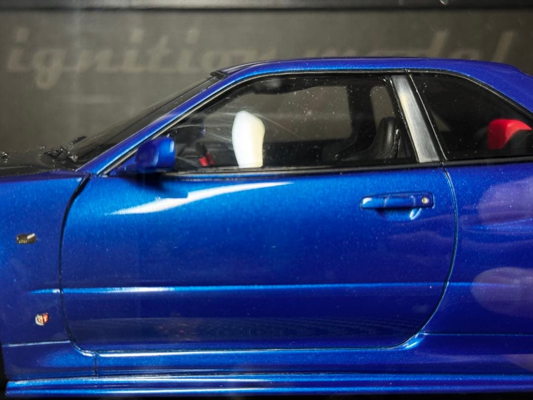 IG0017 ニスモ R34 GT-R Zチューン ベイサイドブルー 限定140