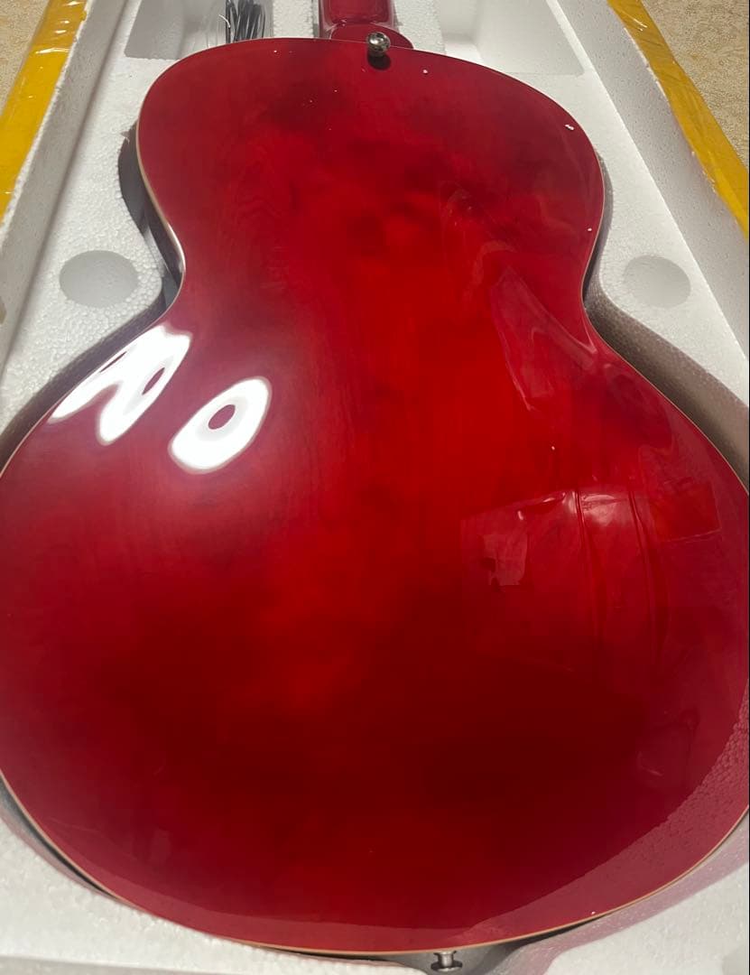 ギター GROTE Jazz Electric Guitar Semi(RED)