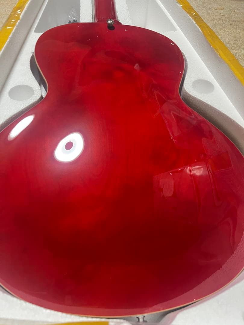 ギター GROTE Jazz Electric Guitar Semi(RED)