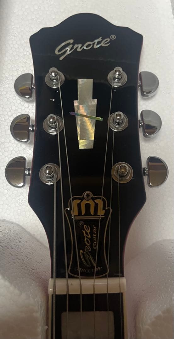 ギター GROTE Jazz Electric Guitar Semi(RED)