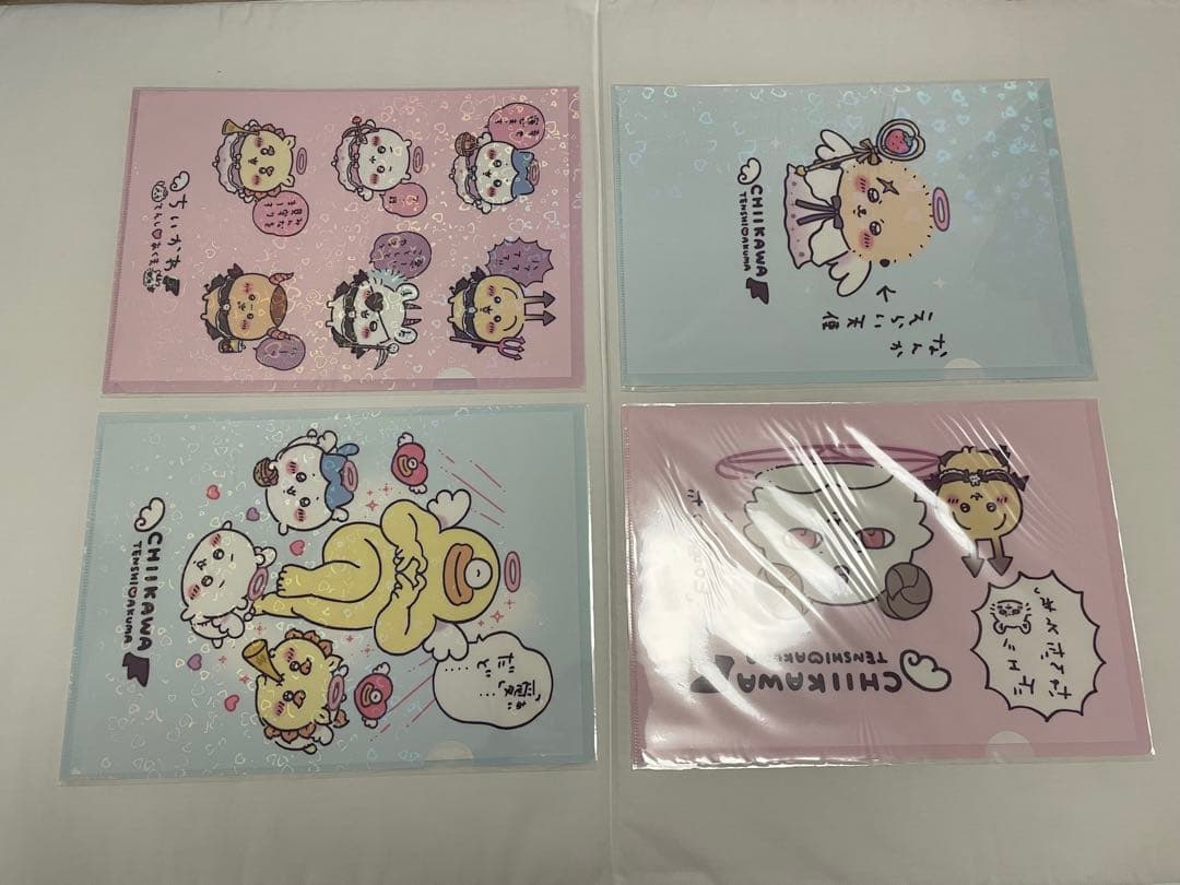 ちいかわ　てんし♡あくま　ホログラムクリアファイル　コンプリートセット