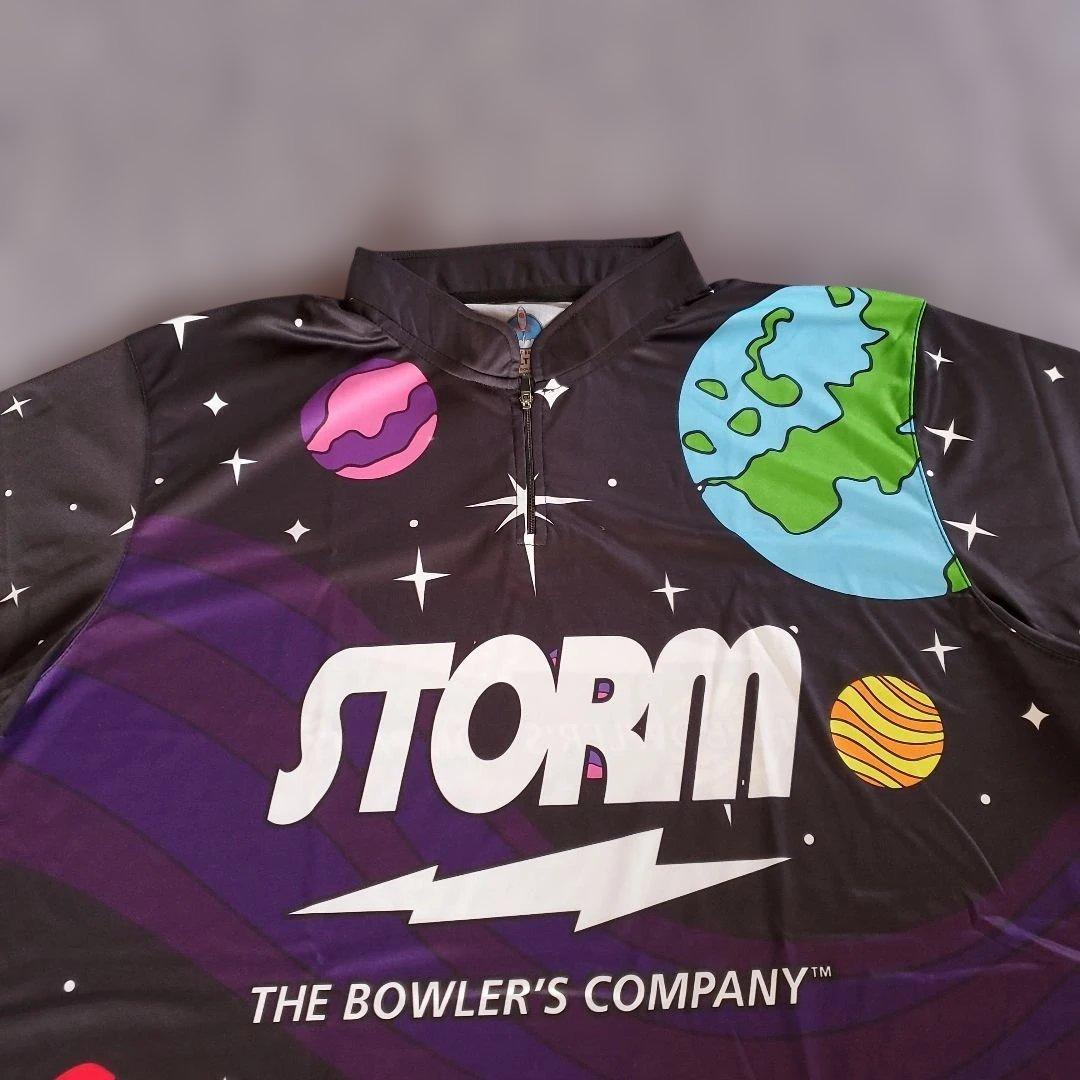 ✨新品✨ボウリングウェア　【3XL】　STORM　　ブラック　カラフル