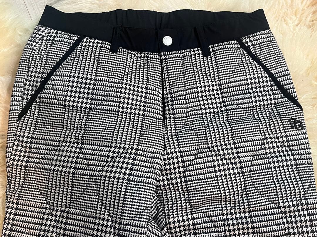 パーリーゲイツ　暖か中綿入りグレンチェックゴルフパンツ　サイズ4