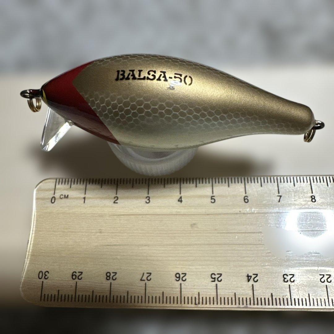 Balsa-50 クランクベイト ゴールド/レッド２点セット