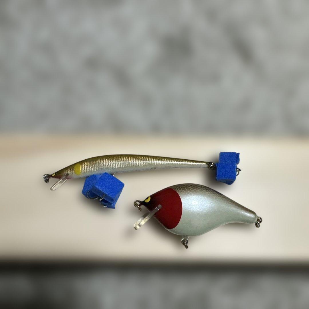 Balsa-50 クランクベイト ゴールド/レッド２点セット