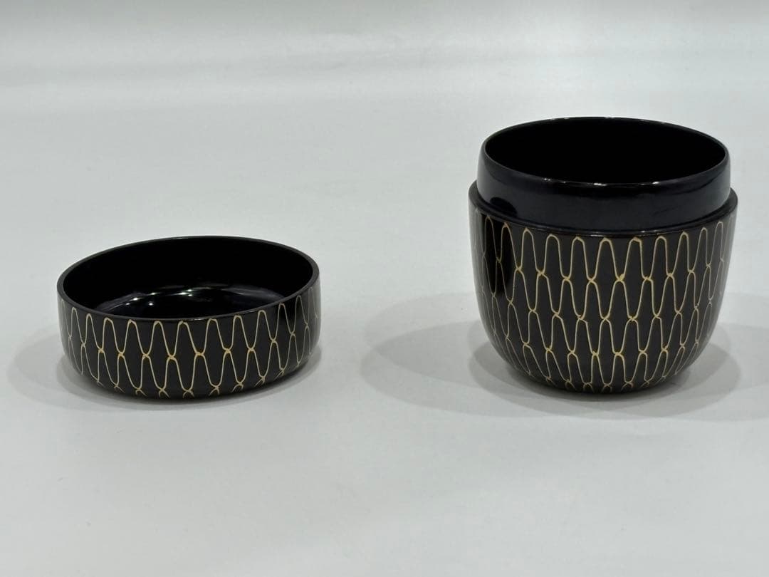 茶道具 金網目 中棗 香雲造 棗 共箱