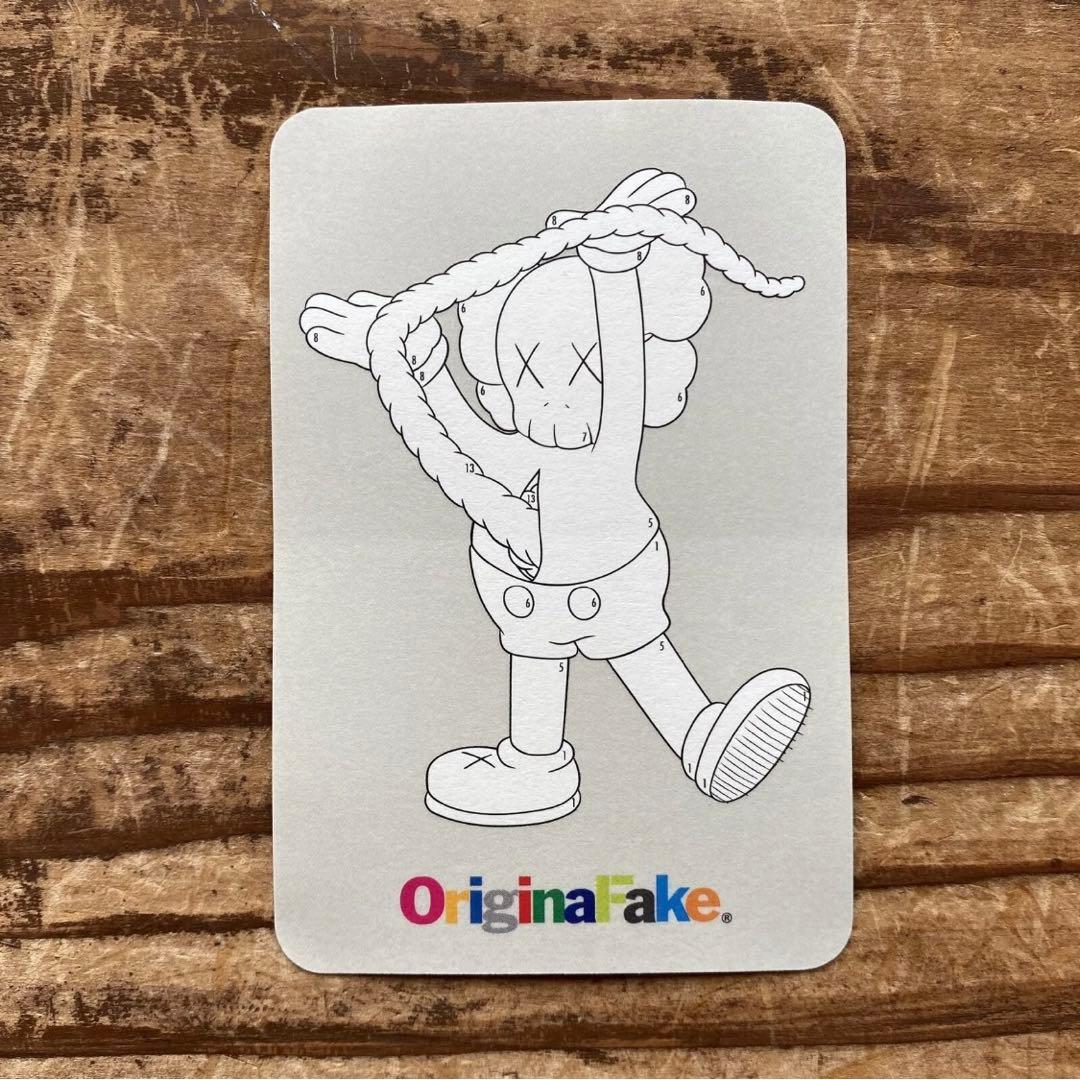 KAWS OriginalFake オリジナルフェイク ステッカー 6枚セット