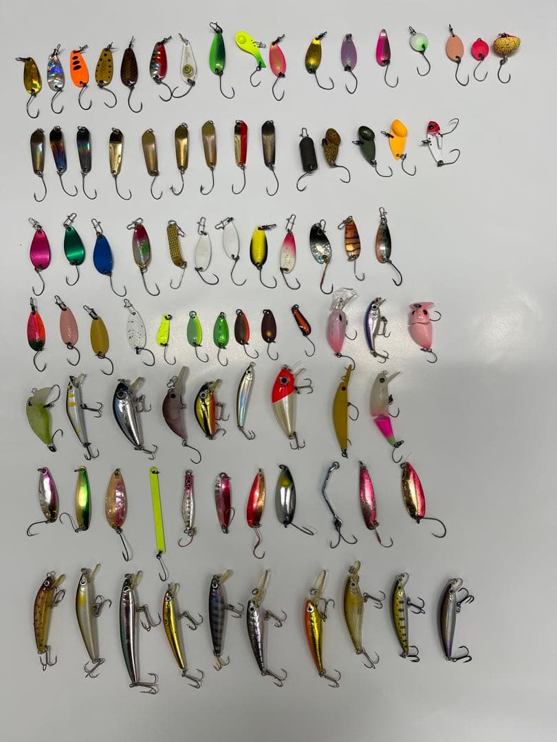 トラウトルアーセット86点