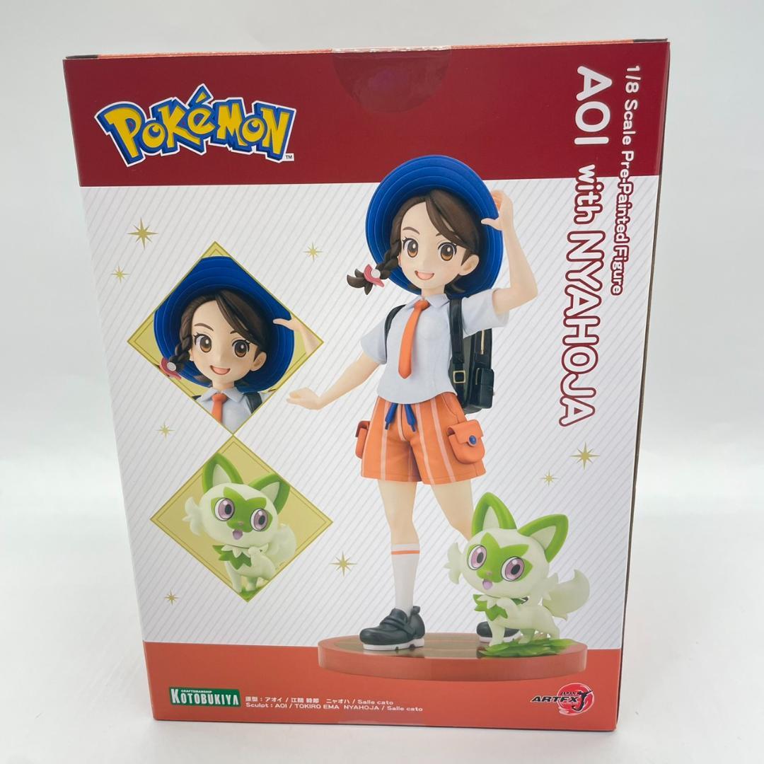 【未使用】ポケモン☆アオイ with ニャオハ☆1/8スケール☆ARTFX J