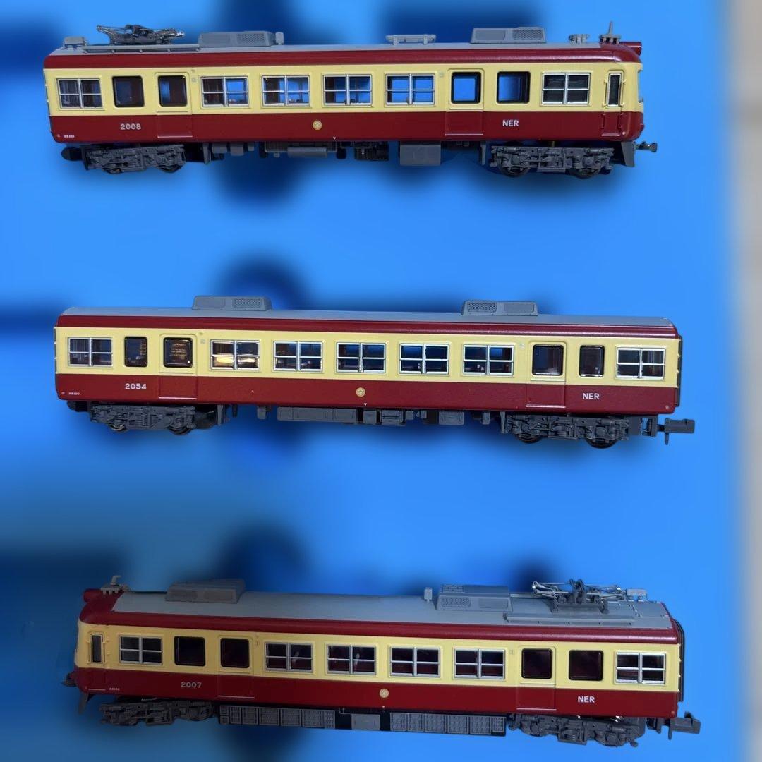 nゲージ マイクロエース A-3365 長野電鉄2000系　復活りんご塗装