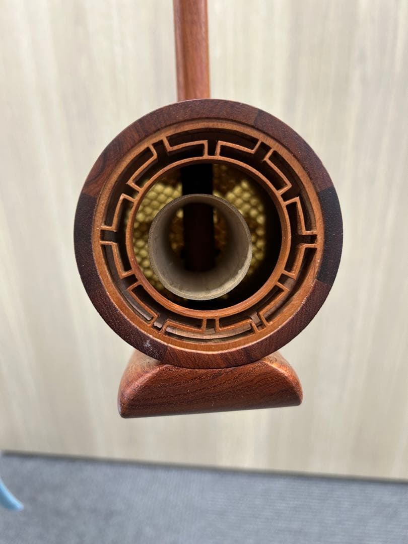 中国楽器　ケース付き　二胡　高級　弓あり