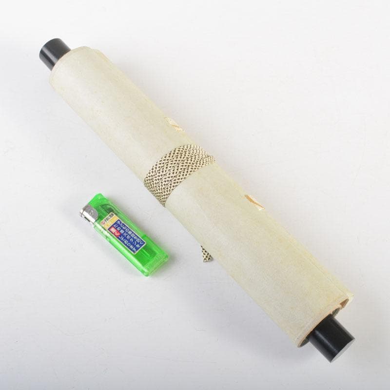 掛軸　前大徳　西垣宗興筆　一行書　「秋山風月清」　共箱　C　6808A