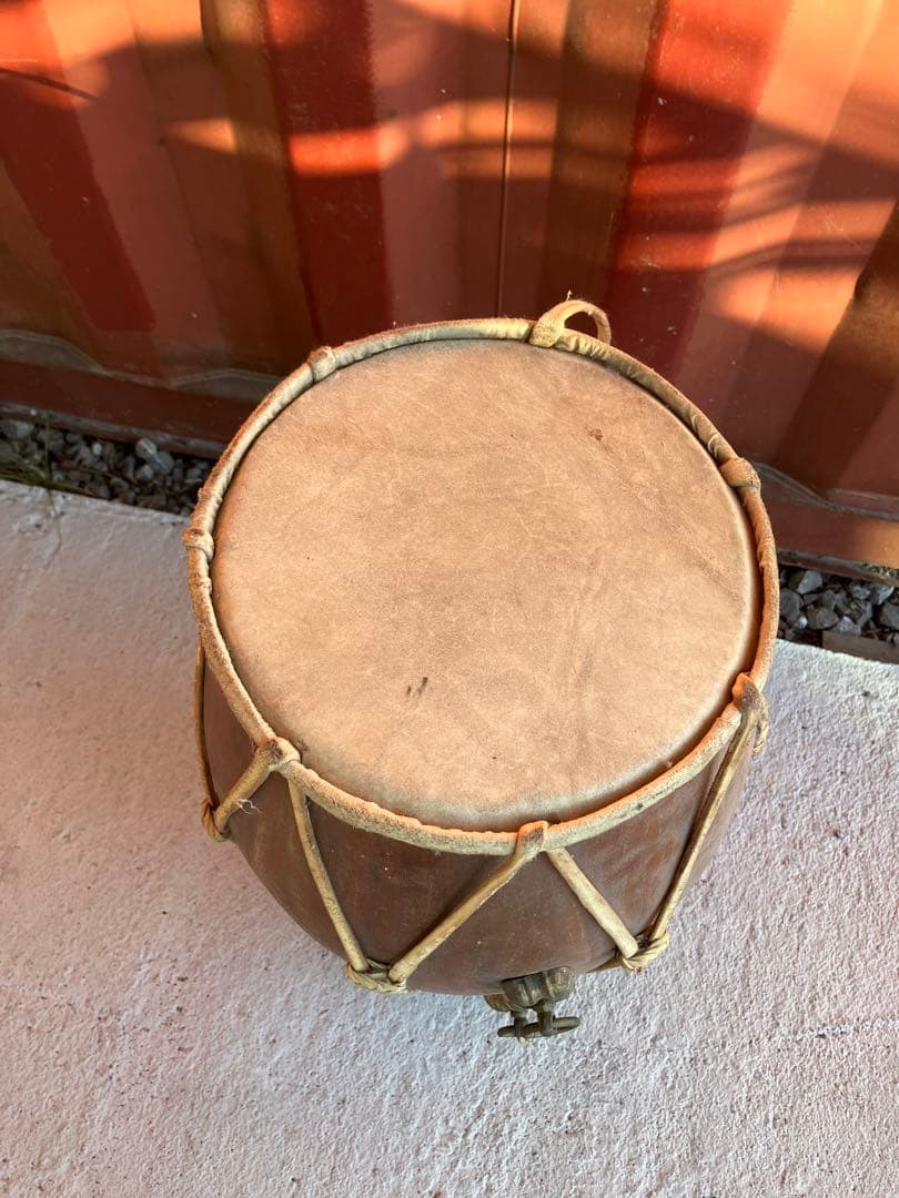 ハンドドラム 金属リング付き