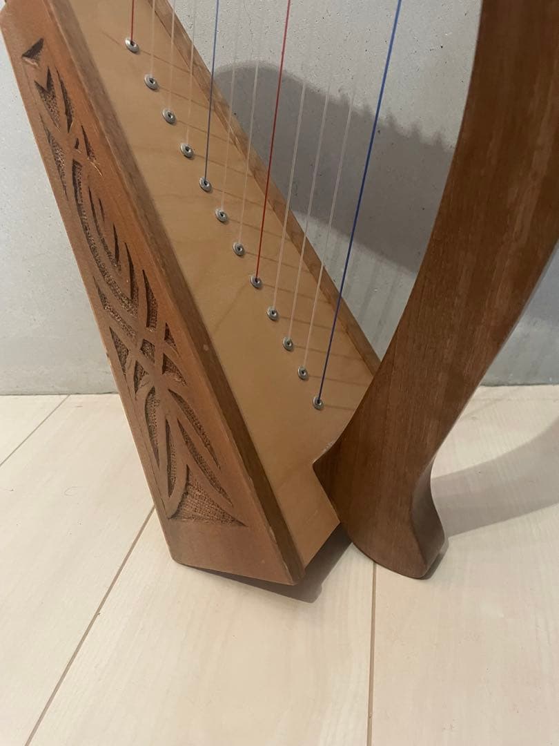 アイリッシュハープ　ベイビーハープ　12弦　チューニングツール付き