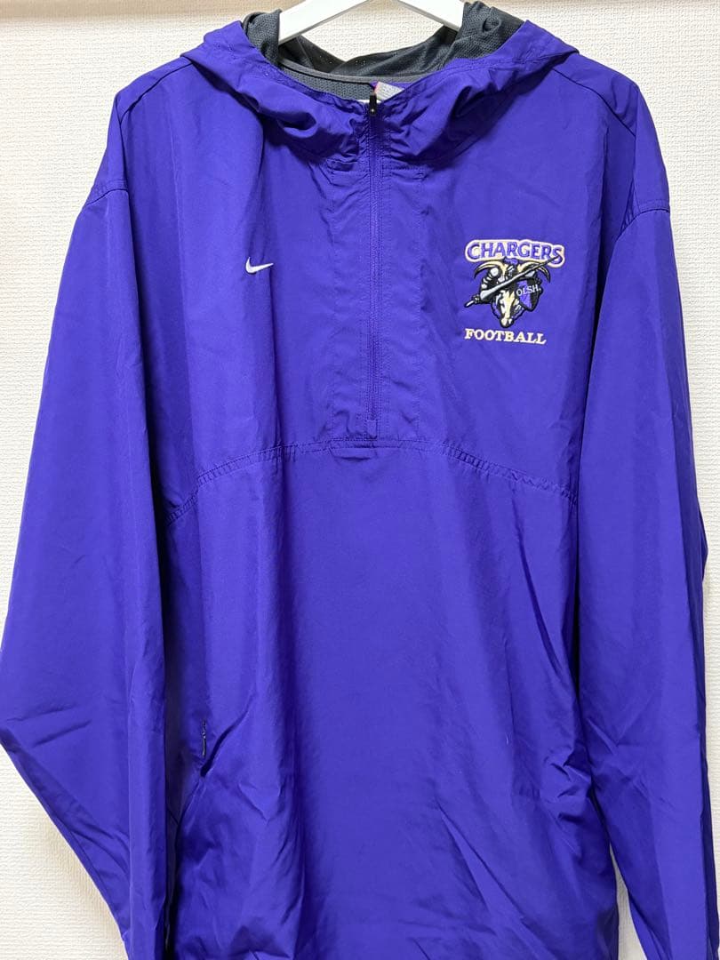 ナイロンジャケットハーフジップ