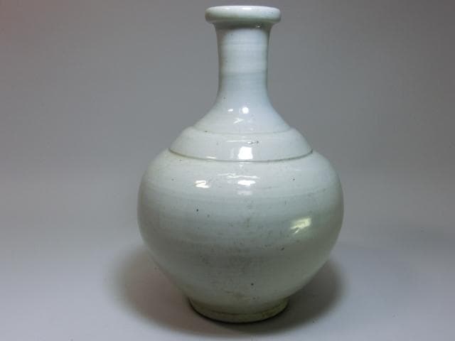 花瓶■古い白磁の壺 中国 徳利 花器 古玩 唐物 時代物 骨董品■