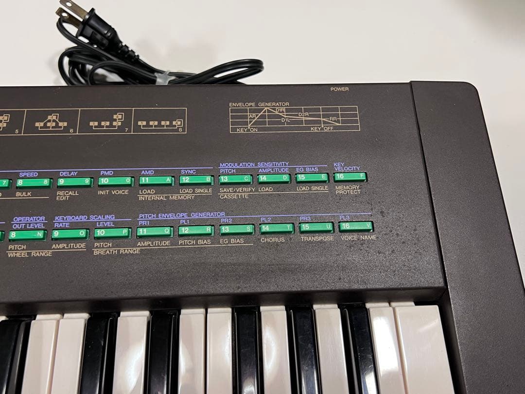YAMAHA DX21 シンセサイザー 61鍵