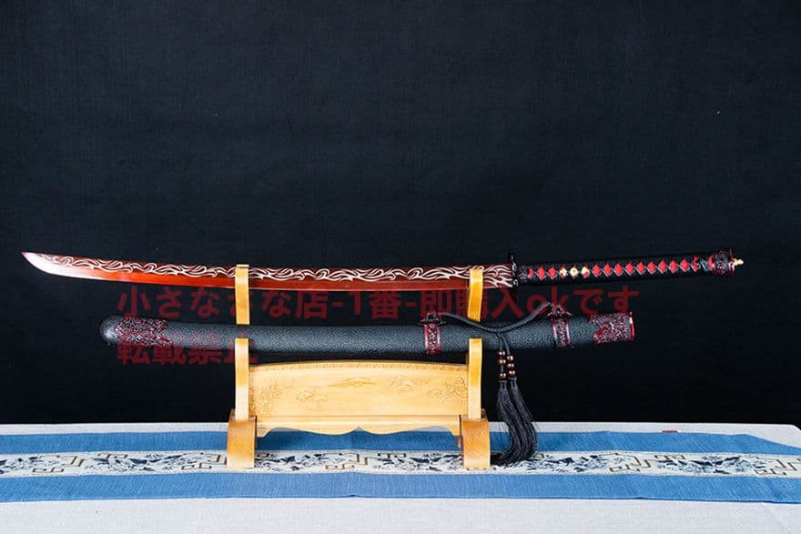 武具　刀装具　日本刀　模造刀 居合刀 烈梅紅誅繍春刀