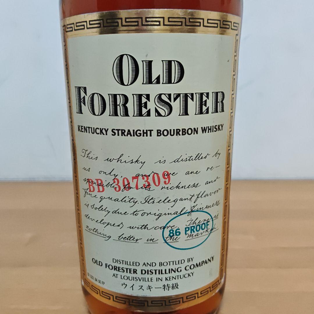 H*0様 OLD FORESTER オールドフォレスター 特級ボトル