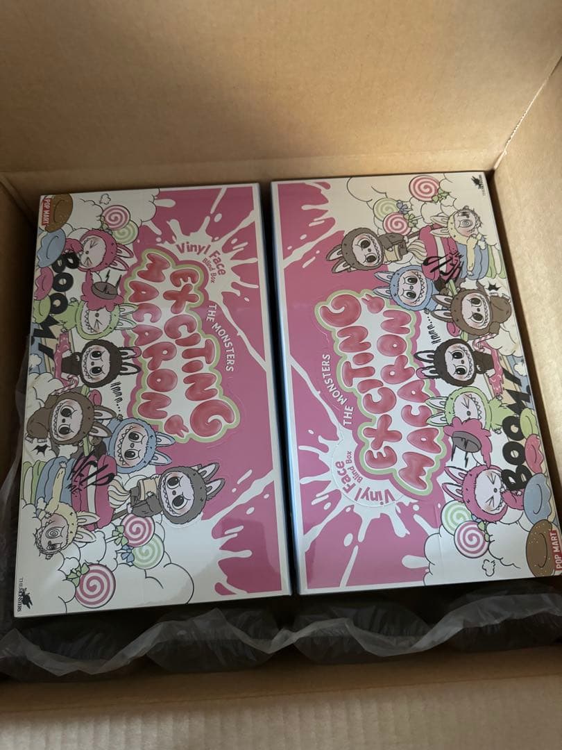 POPMART LABUBU THE MONSTERS マカロンぬいぐるみ 2箱