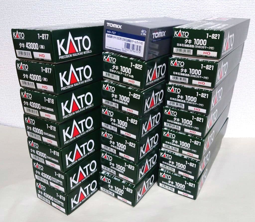 KATO　HOゲージ　タキ1000、タキ43000 計21両セット