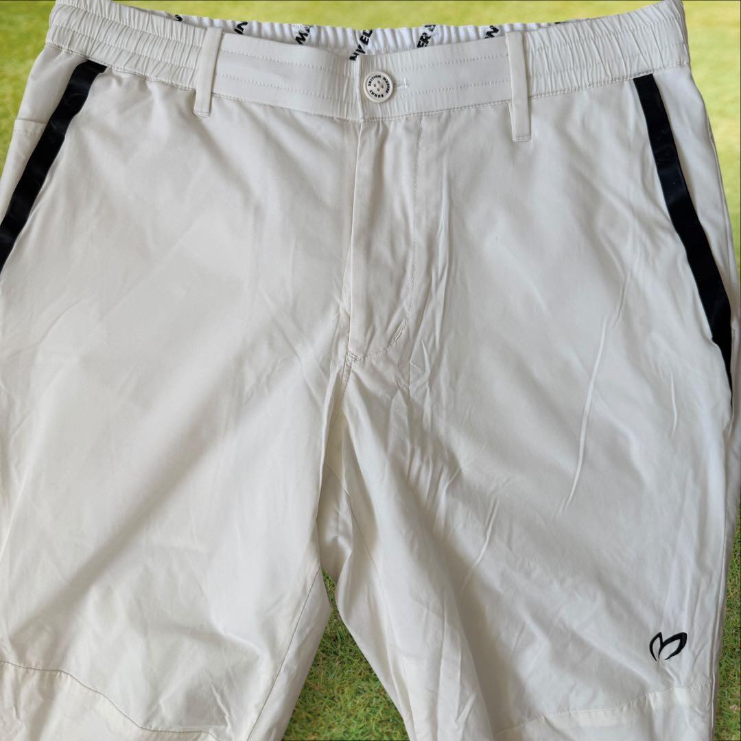 マスターバニー　パンツ　裏地付き　白　M〜L相当　ホワイト　ストレッチ素材　4