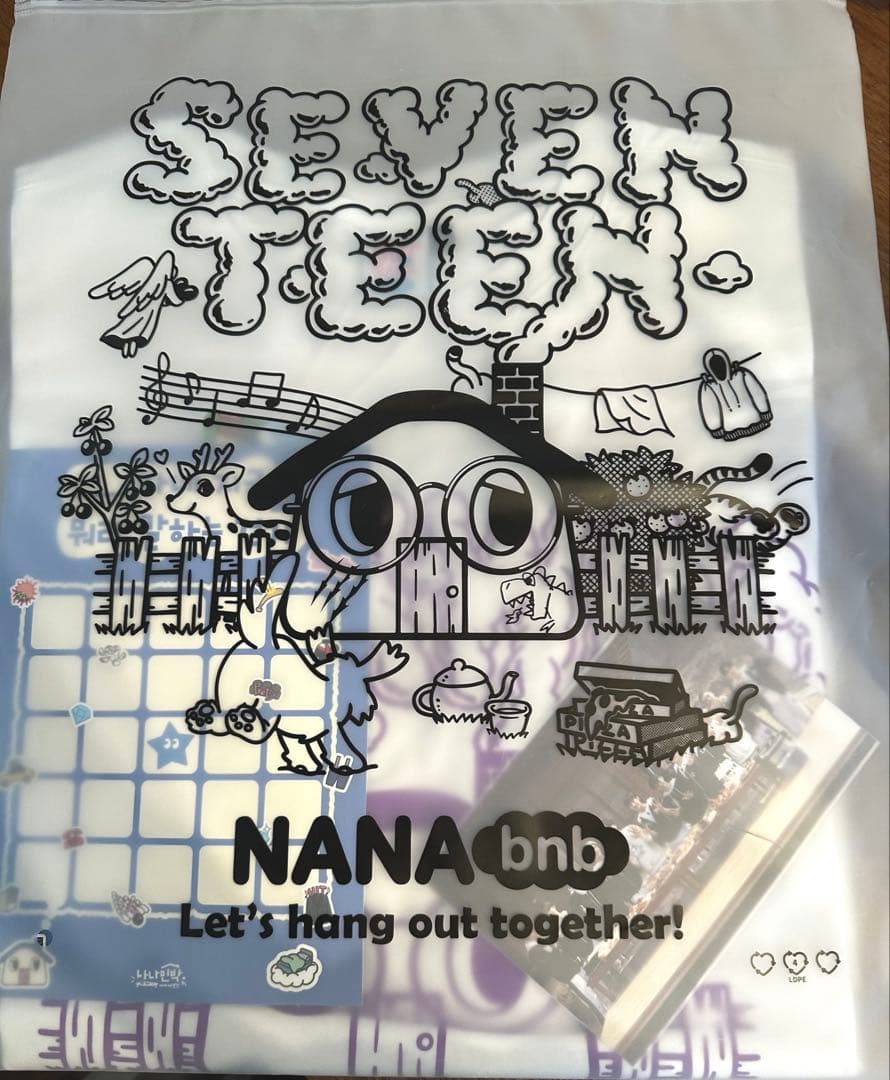 SEVENTEEN ウォヌ　NANA bnb ナナ民泊　Tシャツ　Lサイズ
