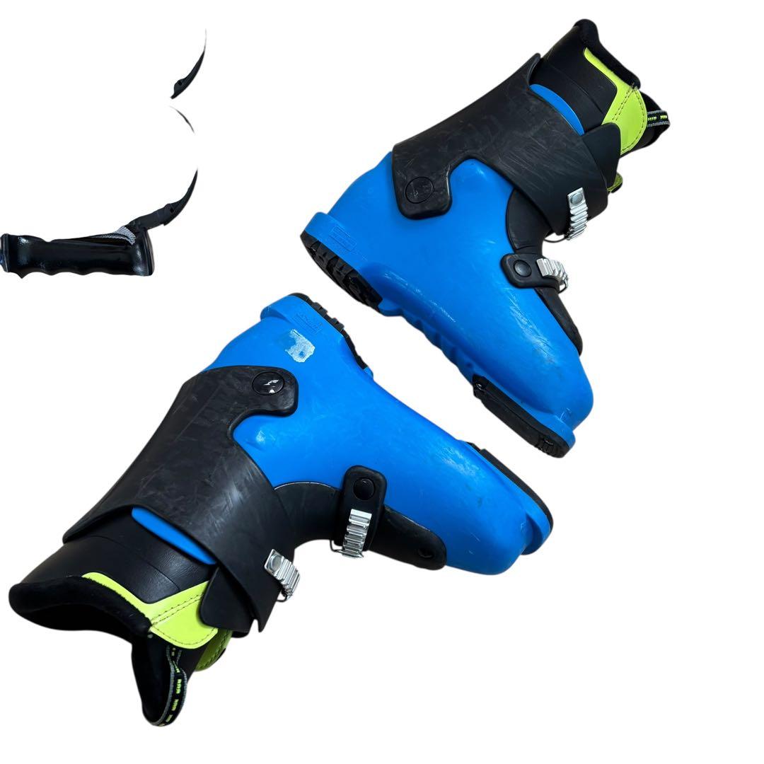 男の子　ジュニア　110cm head 21-21.5cm スキー　ストック付