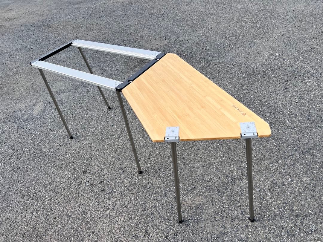 【美品】スノーピーク　マルチファンクションテーブルL竹２点セット