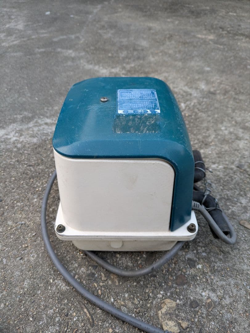 動作品　ゴムホース付き　DUO-80 左ばっ気　ブロワー　エアー　右散気変更可