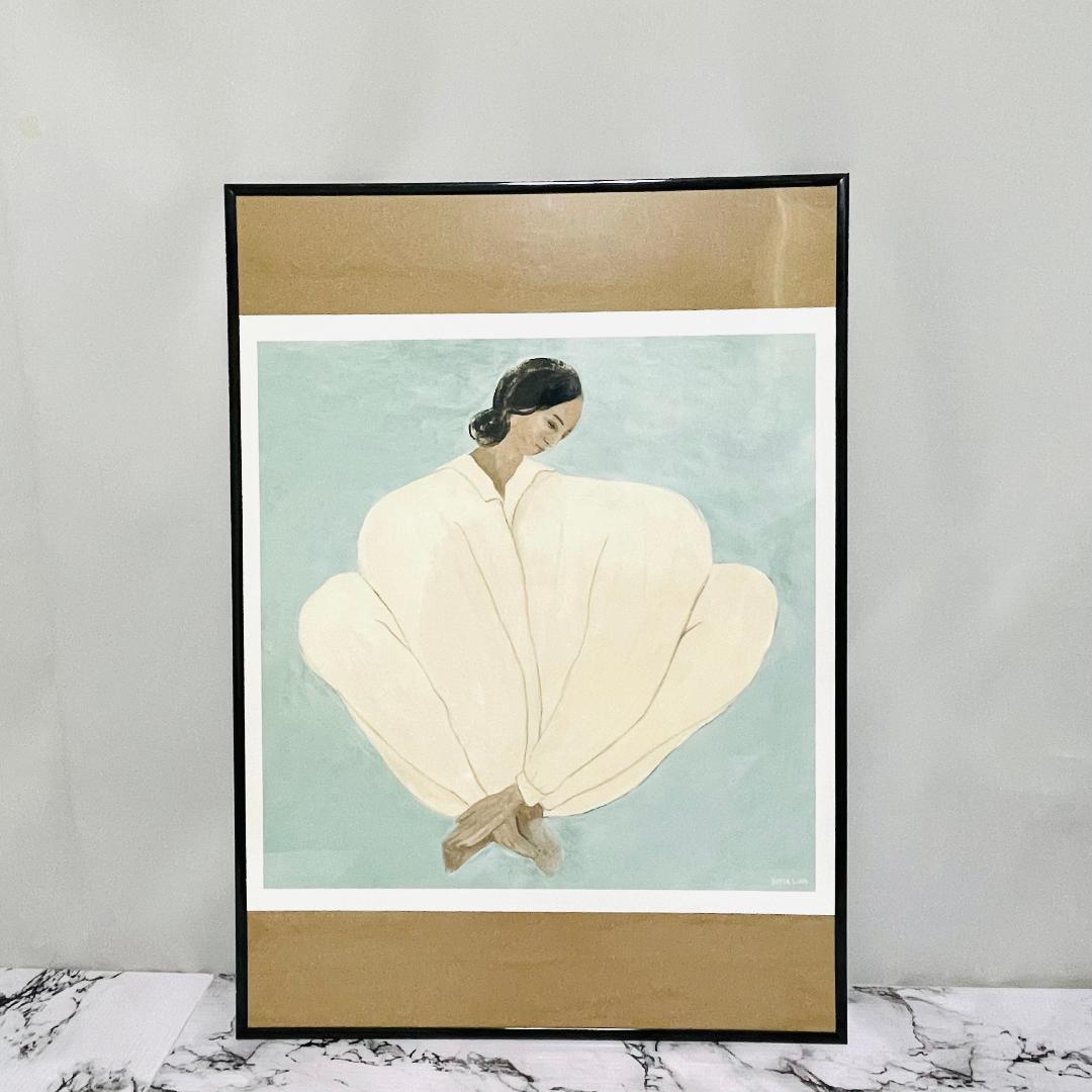 Sofia Lind（ソフィア・リンド） 北欧ポスター 　フレーム付　人物画