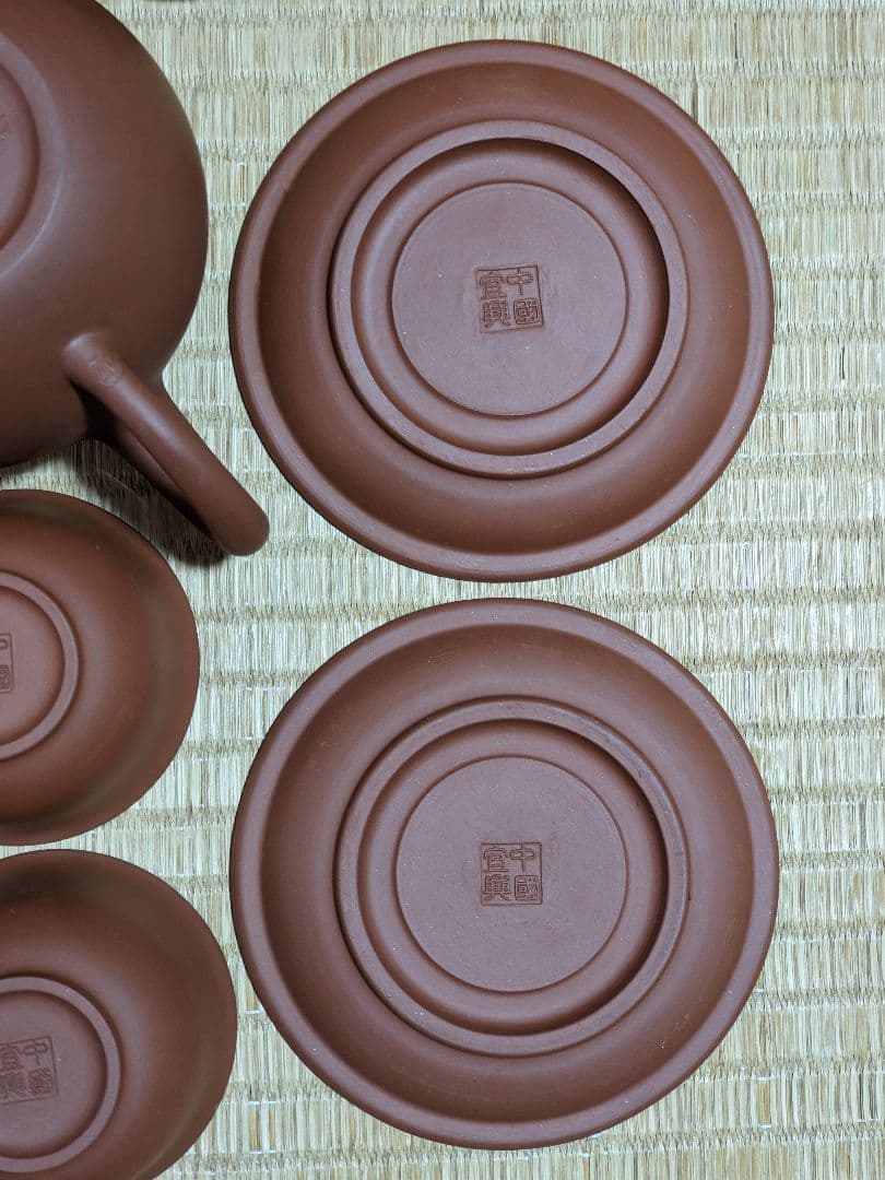 ♦宜興窯紫砂茶器竹箱入 特別発注非売品 中華人民共和国駐日本国大使館