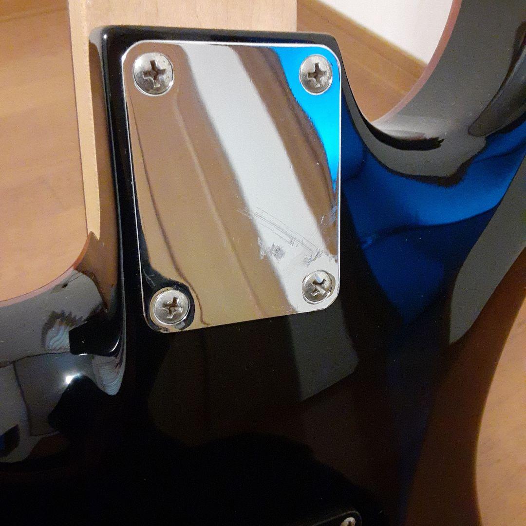 メイビスエレキギター ブラック/ブルー 6弦