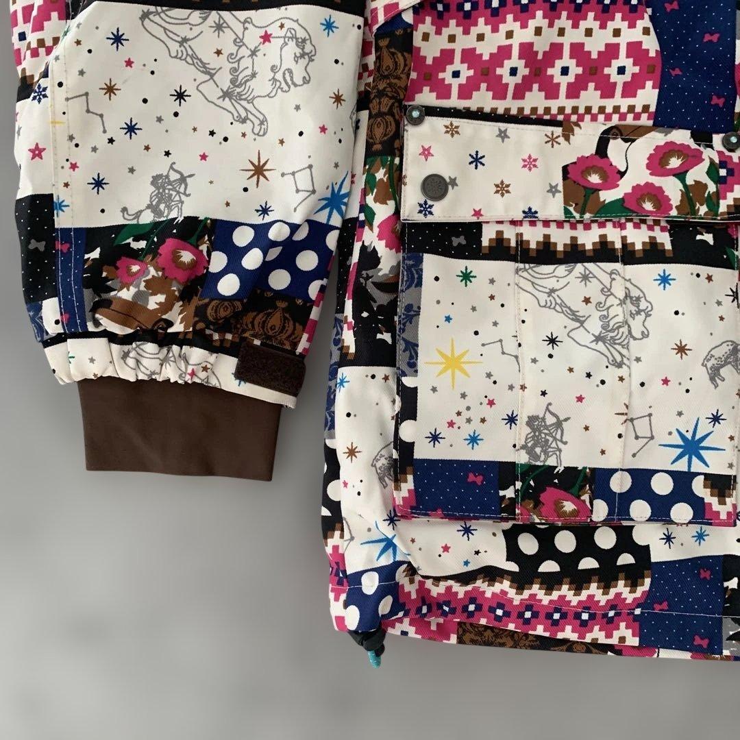 極美品✨ICEPARDALスキーウェアスノボウェア ジャケット　総柄　L相当