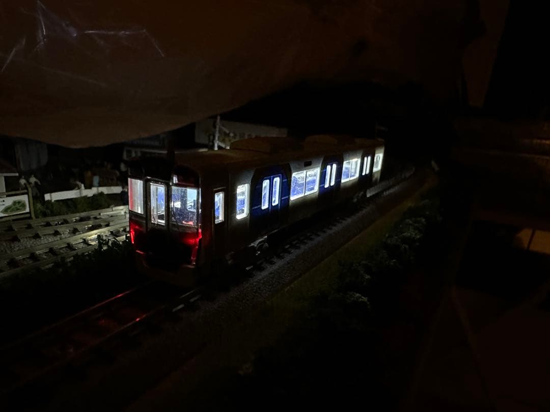 鉄コレ 阪神5700系 4両(動力化、室内灯装着、先頭車前尾灯点灯) tomix