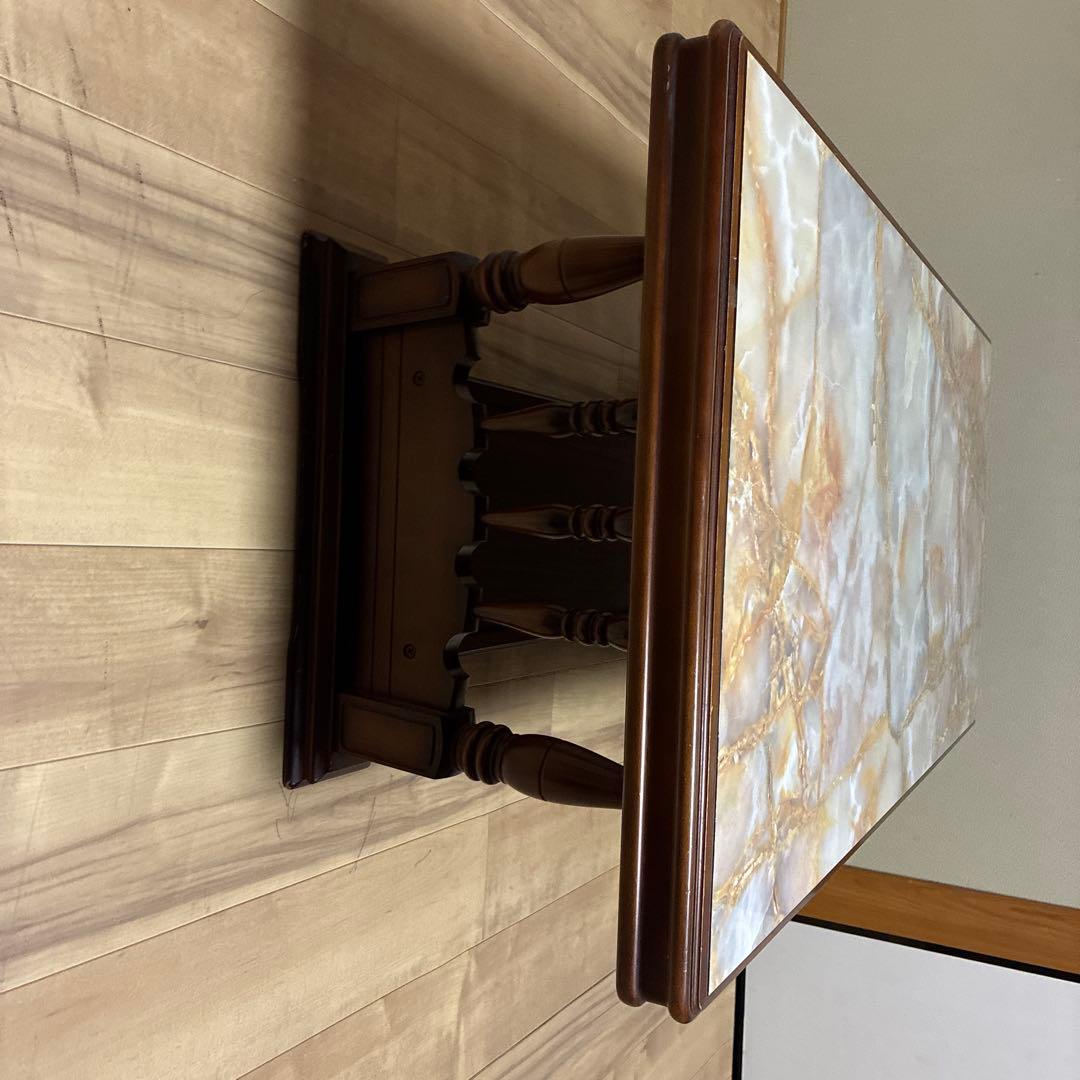 机　レトロ　大理石かは不明