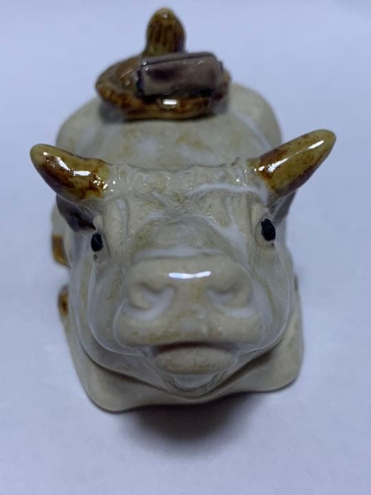 九谷焼　香合　丑