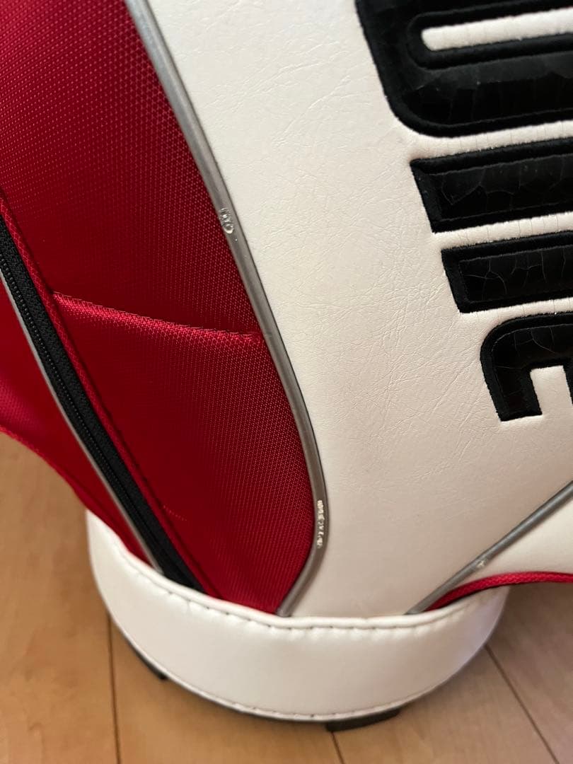 ブリヂストン　BRIDGESTONE キャディバッグ 未使用　赤　タグ付き