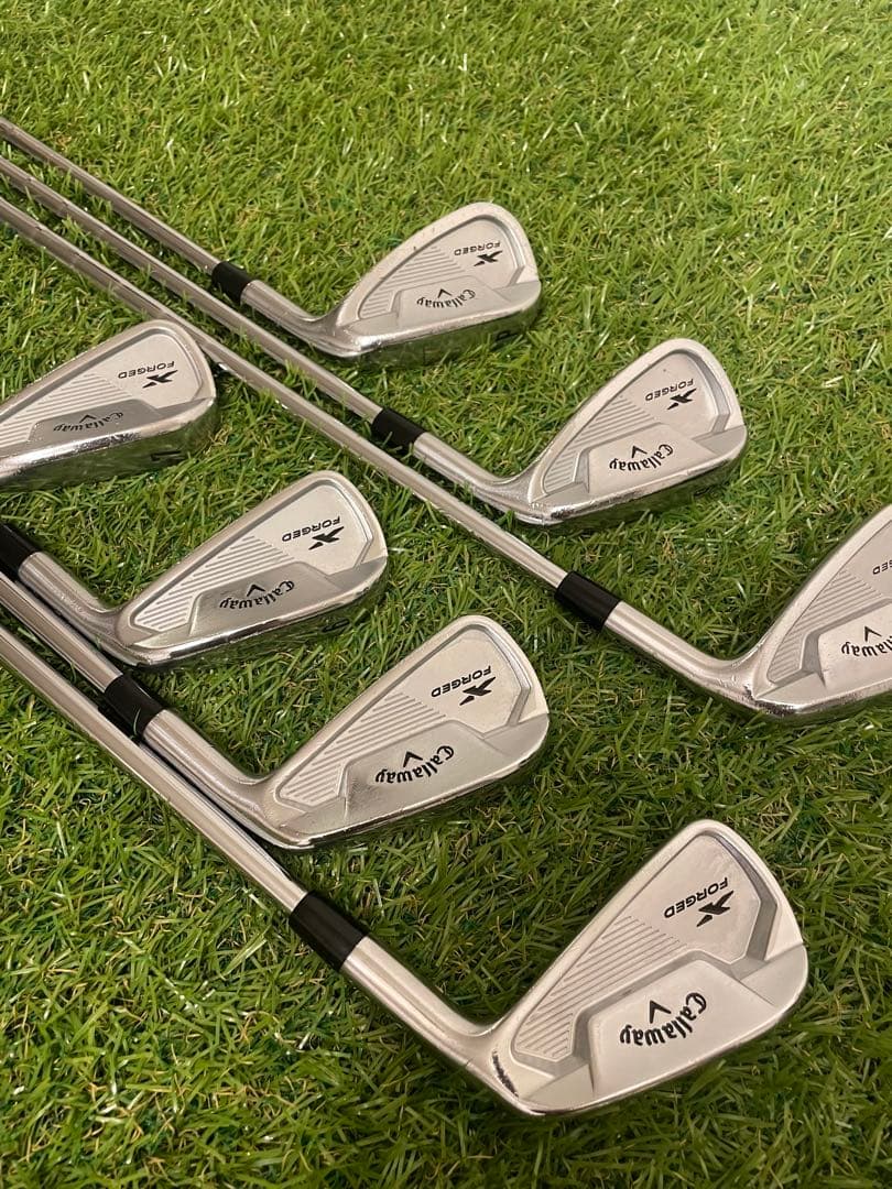 キャロウェイ 2021 X フォージド STAR アイアン 7本　Sシャフト