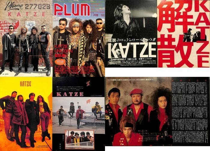 KATZE カッツェ 雑誌 切り抜き 224P ◆貴重！デビュー～解散