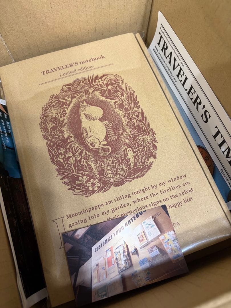 【新品未開封品】トラベラーズノート 限定セット MOOMIN パパの思い出