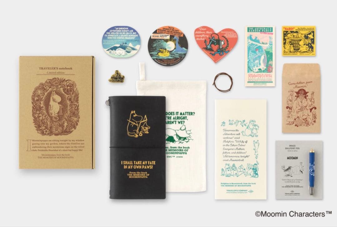 【新品未開封品】トラベラーズノート 限定セット MOOMIN パパの思い出